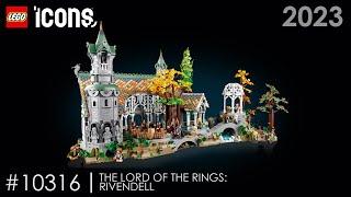 LEGO Icons  - The Lord of the Rings RIVENDELL 10316