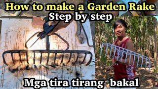 How to make Garden Rake  tira tirang bakal #Garden #Rake #gardenrake #tools #diy #shortvideo #tips