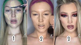 TIK TOK  meredith duxbury makeup video compilation