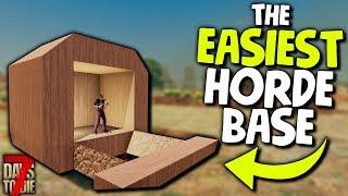 7 Days to Die The EASIEST ZOMBIE-PROOF HORDE BASE for ALPHA 18  7 Days to Die Alpha 18 Gameplay