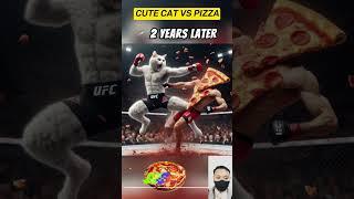 cute cat vs pizza #cat #catlover #kitten #short #cute