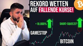 Enthüllt Die Bitcoin Short-Strategie der Hedgefonds Gamestop ähnlicher Short-Squeeze möglich?