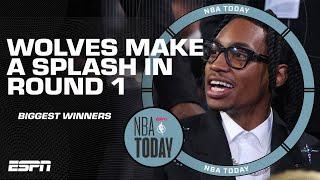 Biggest WINNERS from Round 1 of the 2024 NBA Draft? Perk picks the Timberwolves   NBA Today