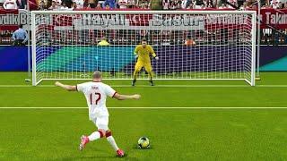 Turkey vs Czech penalty shootout  UEFA Euro 2024 - eFootball PES 2021