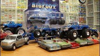 Greenlight Big Foot #1 Monster Truck with Gooseneck Trailer - REVIEW