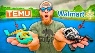 TEMU vs WALMART Budget Fishing Reel CHALLENGE INSANE Topwater