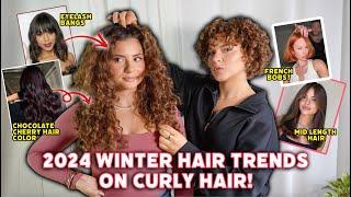 AMANDAS CURLY HAIR MAKEOVER winter hair trends 2024