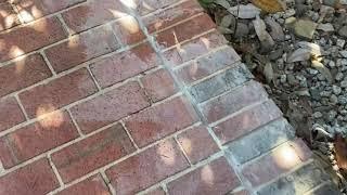 Simple way to remove mortar stains from brick