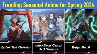 Trending Seasonal Anime for Spring 2024  New Anime to watch 2024