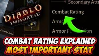 Combat Rating Explained in 2 min  Diablo Immortal #kiremobile