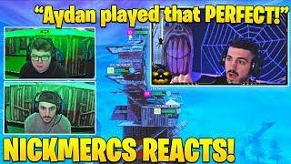 NICKMERCS MINDBLOWN watching Ghost Aydan DOMINATE PC Pros during Fall Skirmish