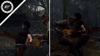 Resident Evil 4 Remake Ada Wong Death Scene By Chainsaw  RE4 Ada Ryona #1