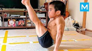 SUPER KID or Baby Bruce Lee? - Ryusei Imai  Muscle Madness