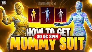 HOW TO GET MUMMY SET IN PUBG MOBILE  30 UC PSYCHOPHAGE MUMMY SET LUCKY CRATE OPENING