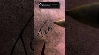 Cursive handwriting satisfying  #shorts #satisfying #asmr