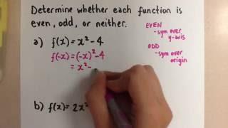 EvenOdd Functions