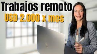 ‍ 6 TRABAJOS REMOTO para GANAR dinero USD 2000-10.000MES 