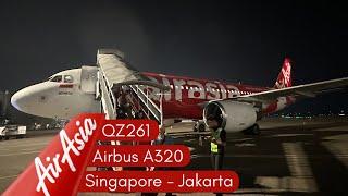 Indonesia AirAsia Flight Review QZ261 Singapore to Jakarta