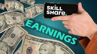 My Earnings on Skillshare 2023