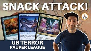 SNEAKY GOOD This newest iteration of Pauper Dimir Terror is powered up by Sneaker Snacker 5-0 run