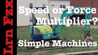 Simple Machines - Force Multiplier? Speed Multiplier? Using Levers