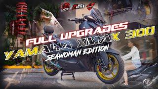 YAMAHA XMAX 300 FULL UPGRADES - SEAWOMAN EDITION  ZERO ONE MOTO