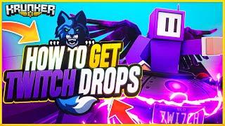 How to get Krunker TWITCH DROPS Tutorial KRUNKER UPDATE