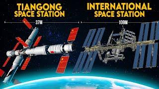 Complete China Space Station vs ISS  Detailed Comparison