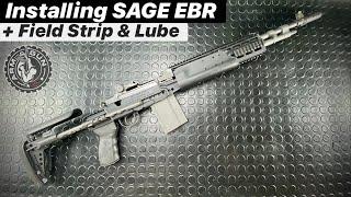 Mk14 SAGE EBR Chassis  Install + M1AM14m305 Field Strip & Lubrication