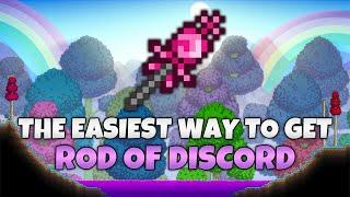 The Fastest Way To Get Rod Of Discord Terraria 1.4.4