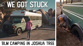 STUCK Boondocking in JOSHUA TREE  California Christmas