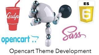 Opencart 3 tutorial for theme development setting up automation Gulp 4 NPM