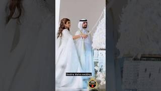 Dubai Princess Sheikha Mahra Bint Mohammed Wedding with Sheikh mana Al Maktoum #viral #dubai