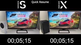 Xbox Series S vs. Series X  Forza Horizon 5 Load Times Resolution and FPS Test  4K 60FPS UHD