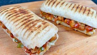 Chicken Panini Recipe • How To Make A Panini • Chicken Sandwich Recipe • Panini Sandwich Recipe