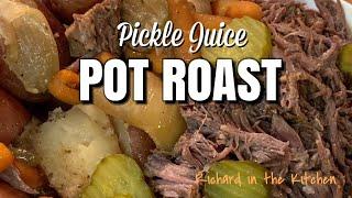 PICKLE JUICE POT ROAST - Crock Pot Recipe