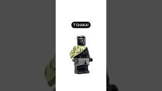 How To Make A LEGO T’Chaka Minifigure from What If…? S2 #shorts