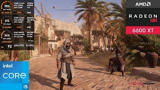 RX 6600 XT  Assassins Creed Mirage - 1080p Low Medium High Very High Ultra High