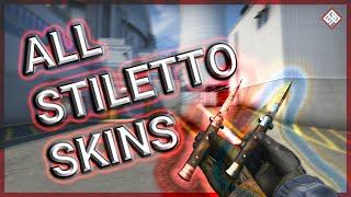 CSGO Stiletto Knife - ALL Skins Showcase  Full Tutorial