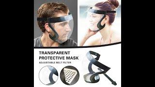 Protective Head Cover Face Shield Full Face Sport Transparent Mask Active