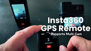 Insta360 GPS Preview Remote Supports Multiple Cameras