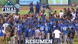 Resumen Tigres del Licey vs Estrellas Orientales Último partido de la Serie Final Lidom 2023-2024