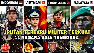 Dari 11 Negara ini peringkat MILITER TERKUAT Asia Tenggara TERBARU‼️Indonesia no berapa?