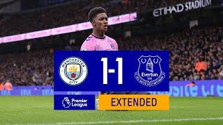 EXTENDED PREMIER LEAGUE HIGHLIGHTS MANCHESTER CITY 1-1 EVERTON