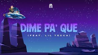 Dime Pa Que - Natanael Cano feat. Lil Tecca Lyric Video