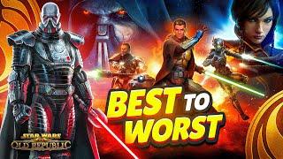 Ranking Every SWTOR Class Story from WORST to BEST 2023 Edition