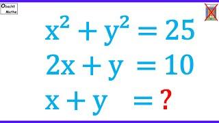 Berechne x + y  Schaffst du diese Aufgabe?  Mathe Basics #359 