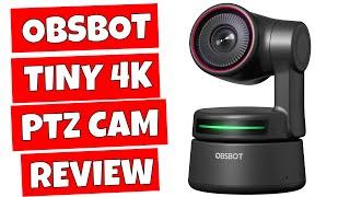 OBSBOT Tiny 4K AI Powered Auto Tracking PTZ Gesture Controlled Webcam