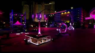 Drone racing takes over the airspace in front of T-Mobile CES2022