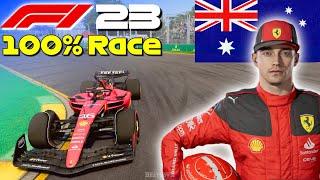 F1 23 - Lets Make Leclerc World Champion #3 100% Race Australia